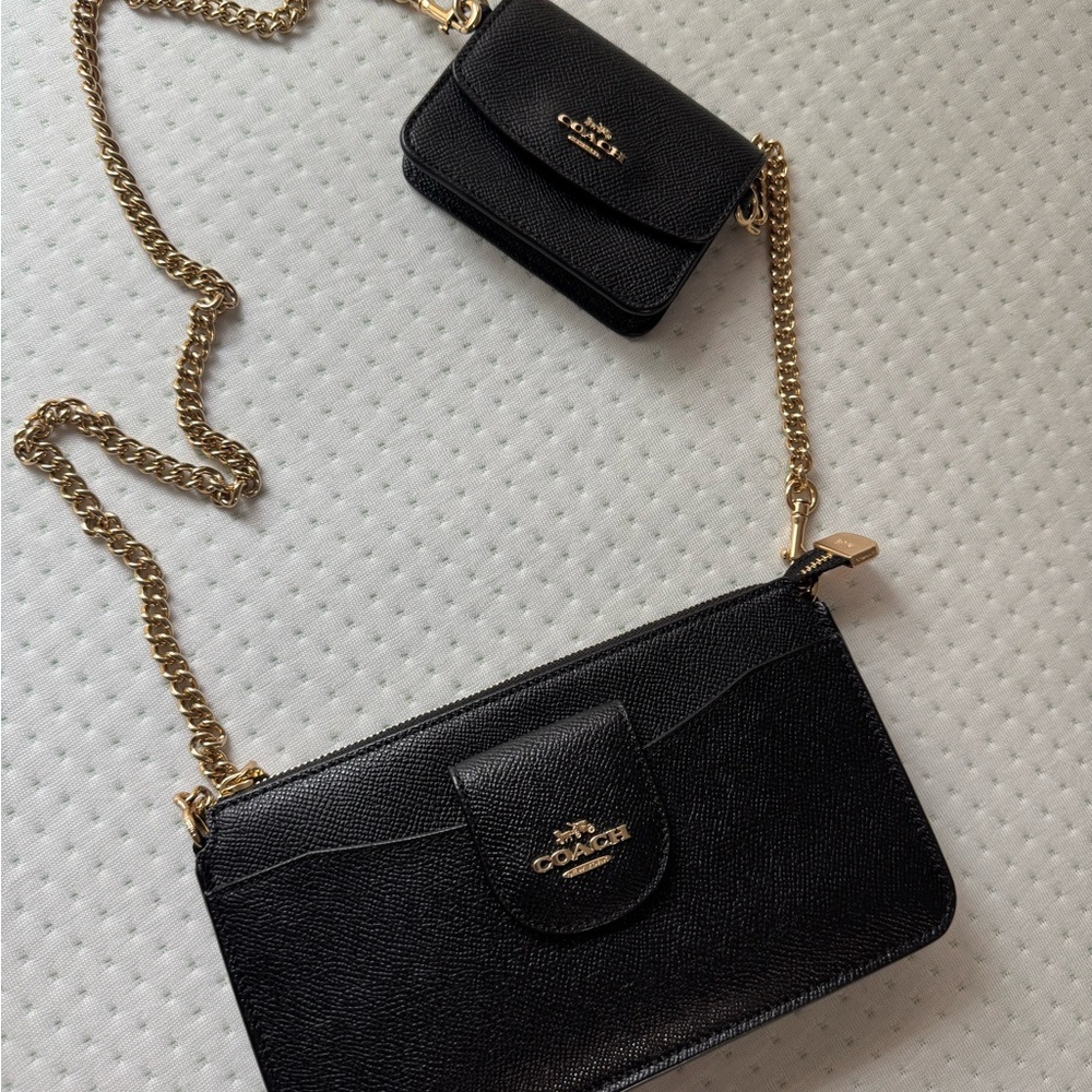 Coach Black and Gold Crossbody Bag Collection